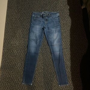 Demon skinny jeggins size 8 with zipper no pockets